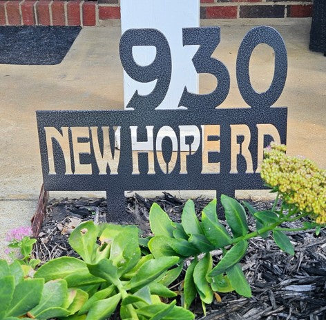 Metal Address Signs