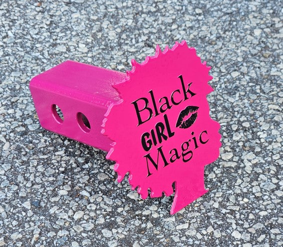 Truck Hitch Cover - Black Girl Magic