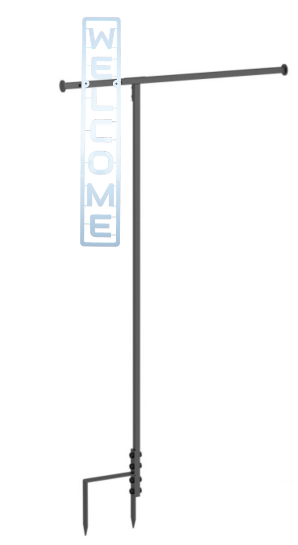 Welcome Flagpole