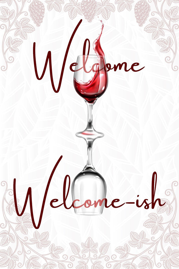 Welcome Wine Flag