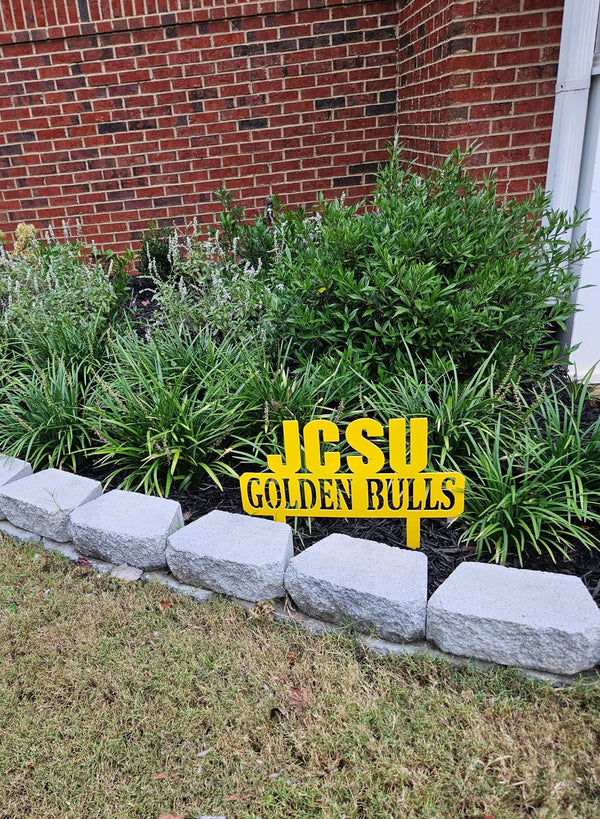 JCSU Golden Bulls Garden Stake
